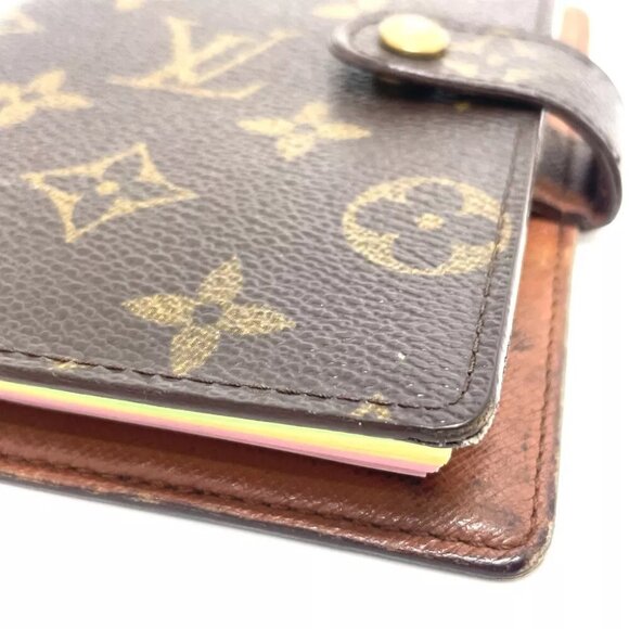LOUIS VUITTON Monogram AgendaPM Notebook cover MonogramCanvas Brown - Picture 5 of 14